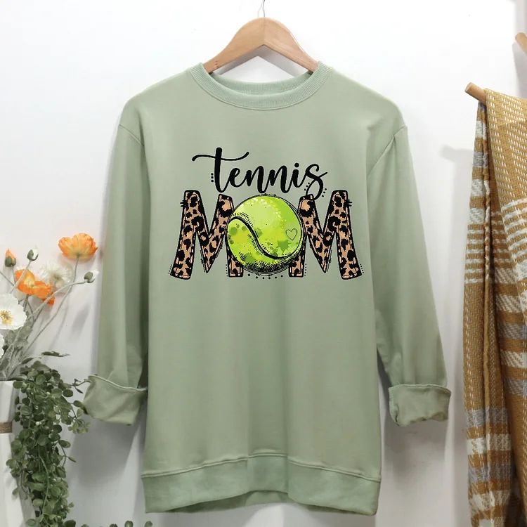 Tennis mom Women Casual Sweatshirt-Annaletters