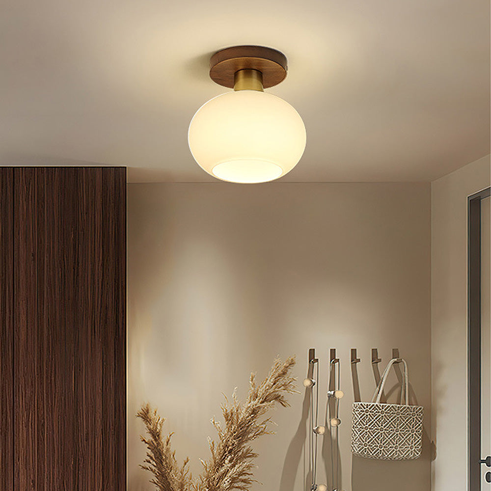 Nordic White Entrance Ceiling Hallway Light
