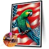 Diamond Painting -5D Full Round Drill US Flag Animal