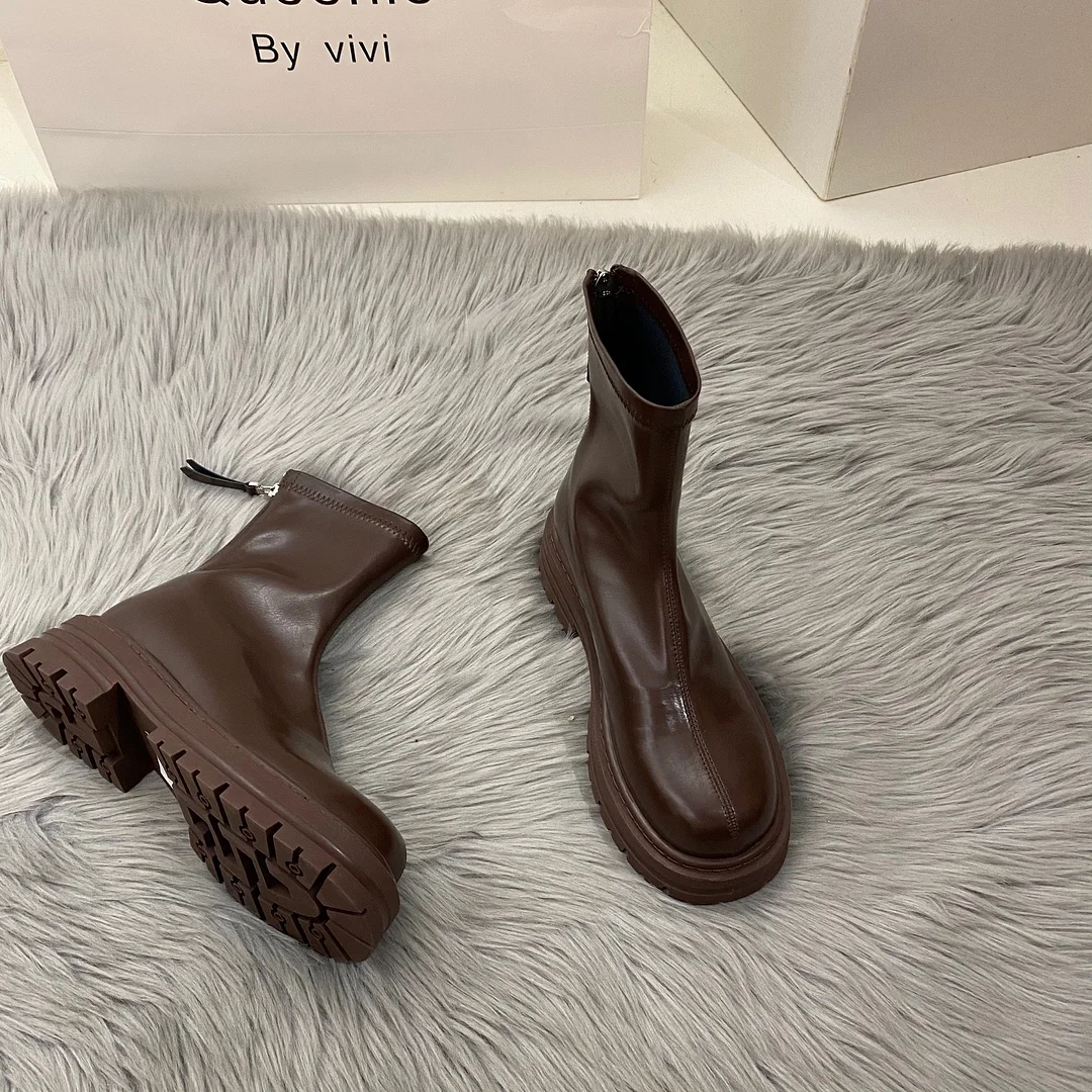 Breakj Breakj Skinny Martin Boots Children's Shoes 2025 Summer Small Ankle Boots Spring And Autumn Winter Boots Single Boots