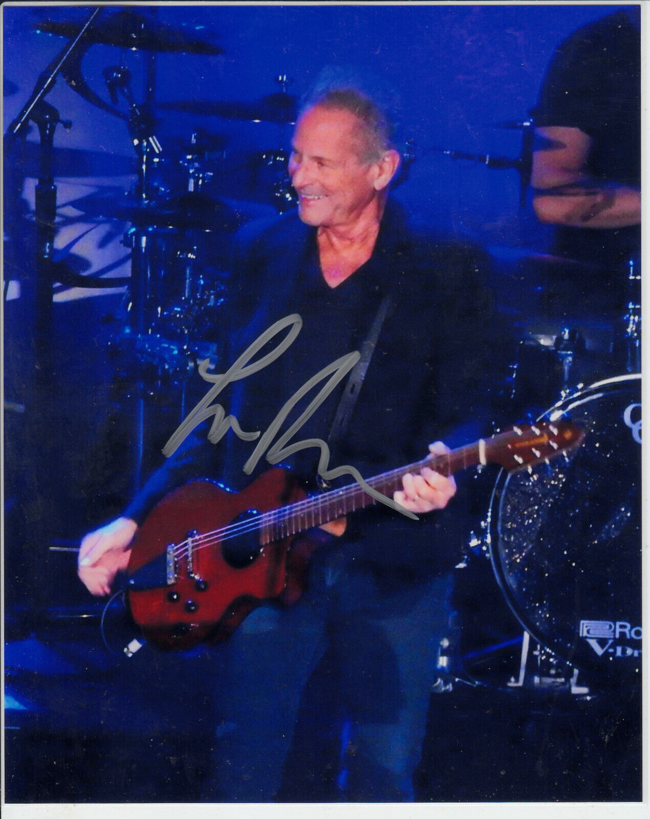 Lindsey Buckingham music group Fleetwood Mac Autograph Signed 8x10