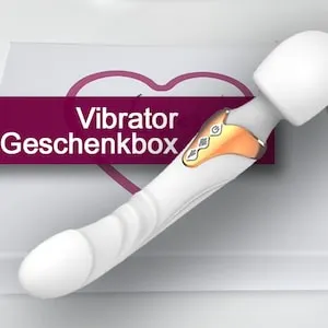 Gift box with large vibrator dildo in a luxurious design, sexy gift for  women, partner, birthday, Christmas, sex toy