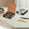 Flower Cow Leather Diamond Painting Notecard Box Contains 150 Sheets of Paper