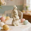 3D Stacking Rabbit Silicone Candle Mould DIY Easter Casting Tools Reusable Handmade Easter Soap Mould Desktop Ornament Silicone Moulds For Candle Making Craft Festival Decoration