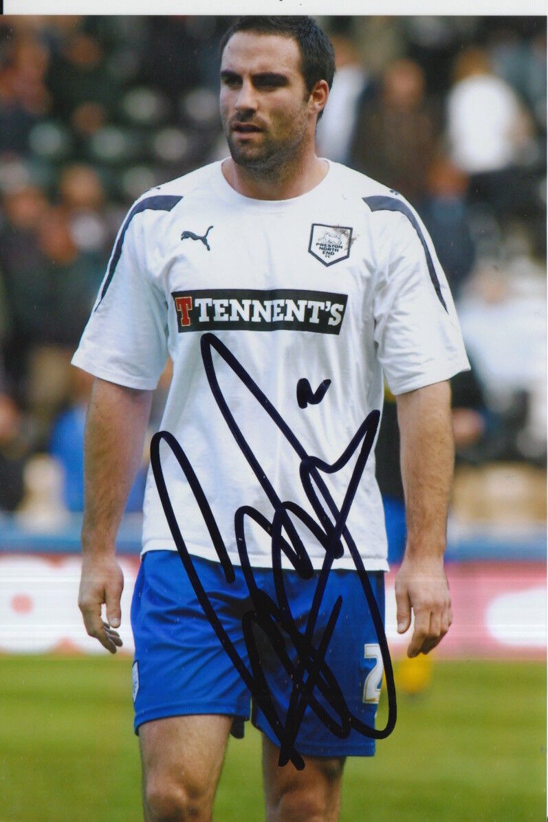 PRESTON NORTH END HAND SIGNED CRAIG MORGAN 6X4 Photo Poster painting.