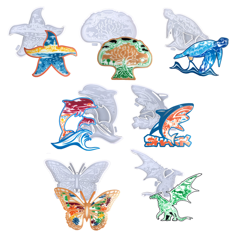 Wall Decorative Resin Molds Series CrazyMold.