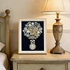 Framed Pearl Diamond Painting - Special Shaped - Bouquets (17x22cm)