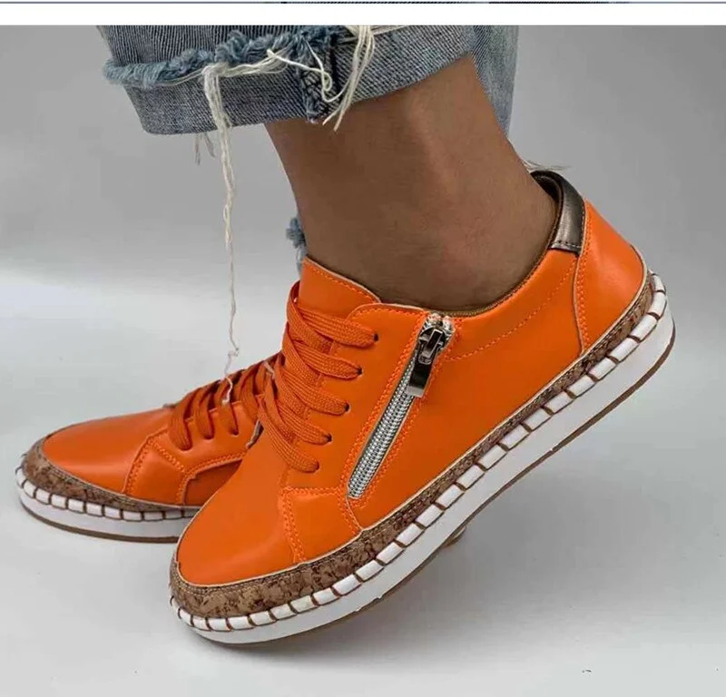 Women Flower Print Sneakers Comfy Wearable Lace Up Casual Sneakers Running Walking Female Shoes Stitching Skate Shoes Plus Size