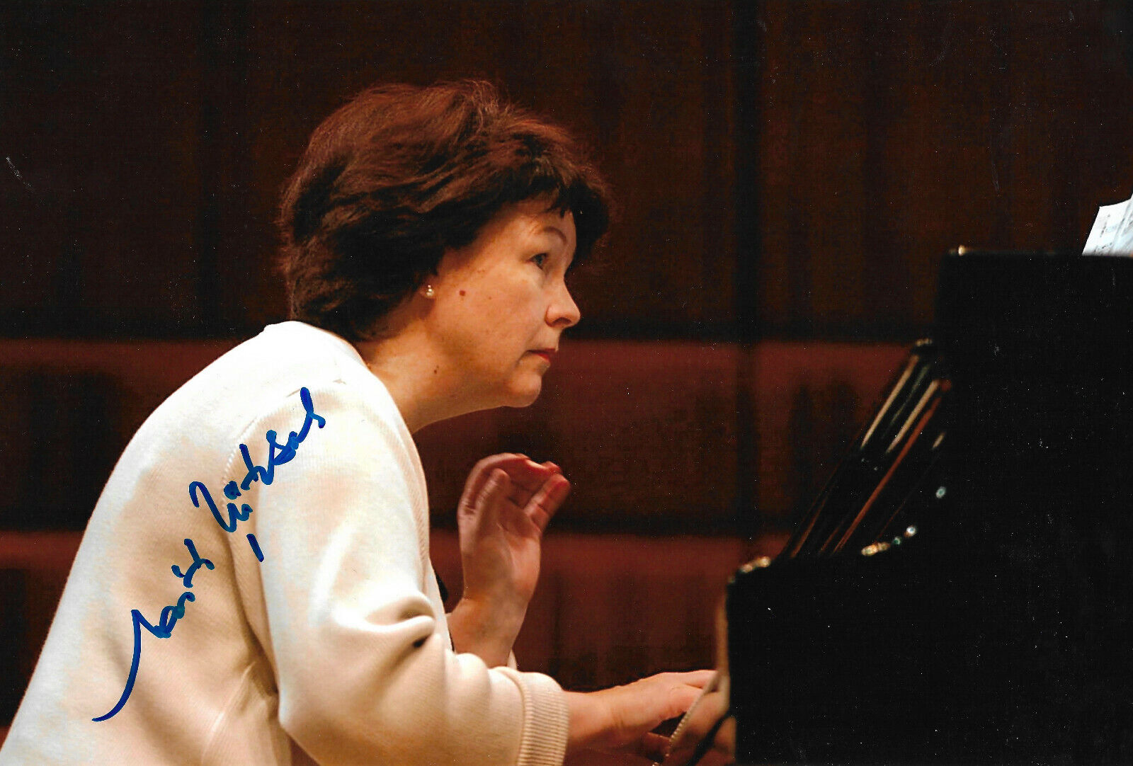 Marita Viitasalo Pianist signed 8x12 inch Photo Poster painting autograph