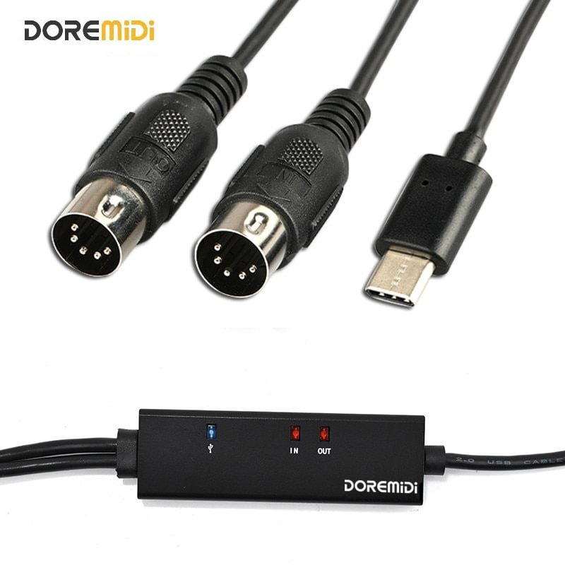 DOREMiDi MIDI To USB-C Cable MTU-11