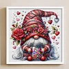 Rose Gnome-11CT Stamped Cross Stitch 45*45cm