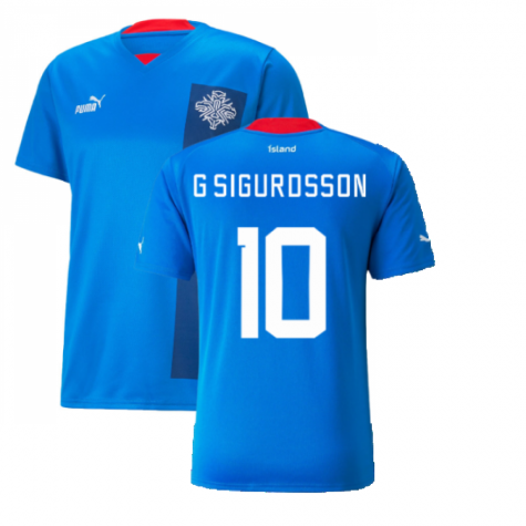 Iceland Gylfi Sigurðsson 10 Home Shirt Kit 2022-2023
