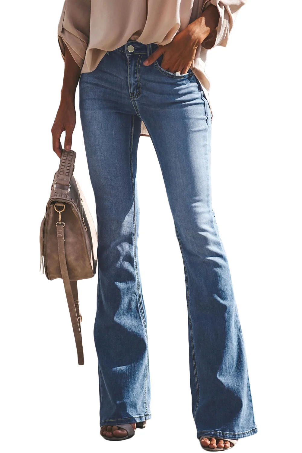 Zingj Hipster Trendy Pants Jeans Major Denim Bell-bottom