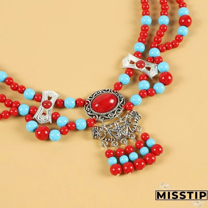 Tibetan style retro ethnic style forehead decoration exotic style forehead chain.headwear
