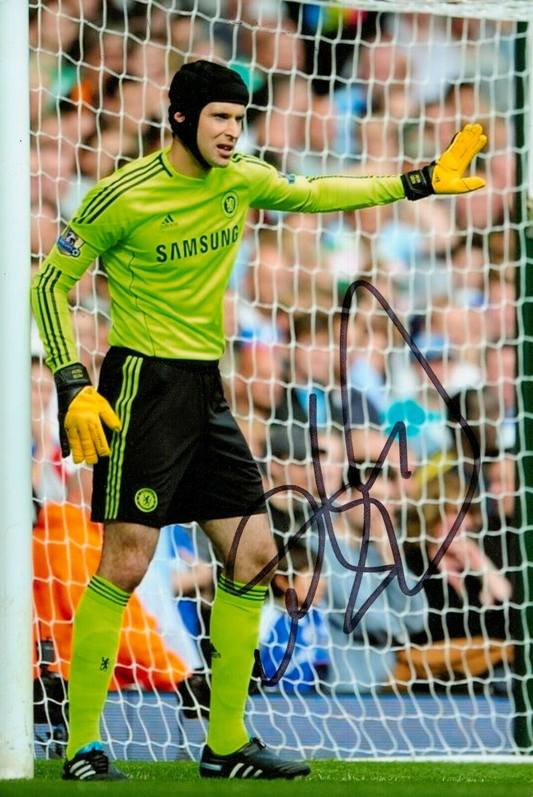 Petr Cech Hand Signed 6x4 Photo Poster painting Chelsea Goalkeeper Autograph Memorabilia + COA