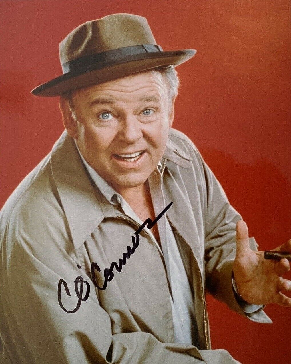 Carroll O'Connor Autographed Signed 8x10 Photo Poster painting ( All in the Family ) REPRINT