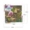 Diamond Painting-DIY Full Round Drill Waterwheel Landscape(40x40cm)