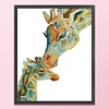 (Stamped/Counted) Giraffe-14CT Cross Stitch 42*55cm/16.54*21.65in(Brand)