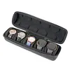 5 Slots Watch Travel Case Roll Soft Foam Pillows Fit Up To 61mm Face Size Watch