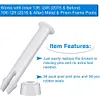 12 Pack Pool Joint Pin with Rubber Seals Kit Long Pool Pin for Above Ground Pool