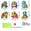 6Pcs Acryl Schildkr&ouml;te - 5d DIY Handwerk Aufkleber Magnet