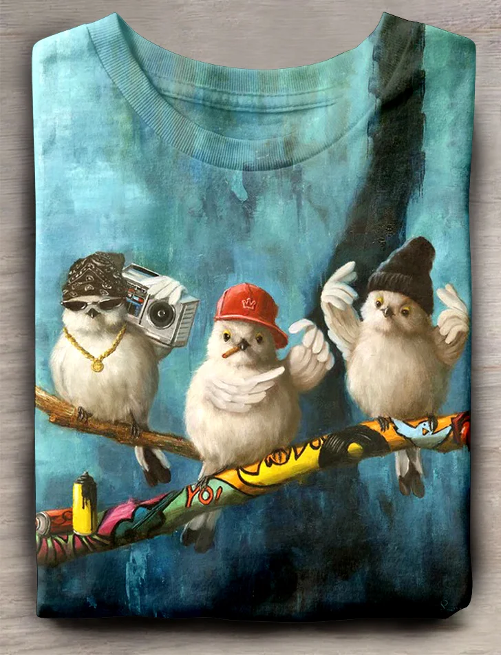 Eagerlys  Bird T-shirt Eagerlys