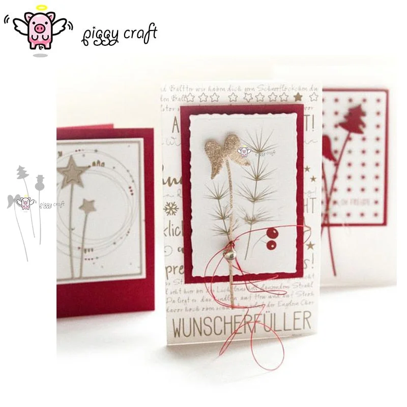 Piggy Craft metal cutting dies cut die mold Moon star heart strip Scrapbook paper craft knife mould blade punch stencils dies