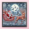 Santa Claus Driving-11CT Stamped Cross Stitch 50*50cm/19.69*19.69in tapestrymarket