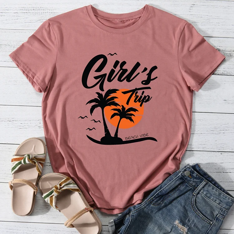 Girls trip beach vibe T-shirt Tee-014171-Annaletters