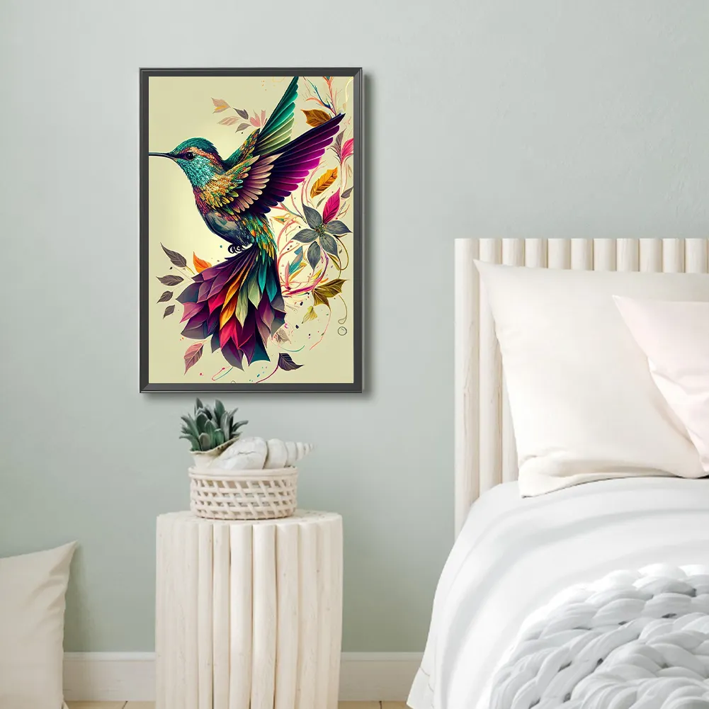 Diamond Painting - Full Round Drill - Hummingbird(Canvas|40*60cm)