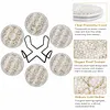 [Upgrade]6pcs/set DIY Diamond Painting Waterproof Case Classic Animal Pearl Art Coaster Gift Decor Set