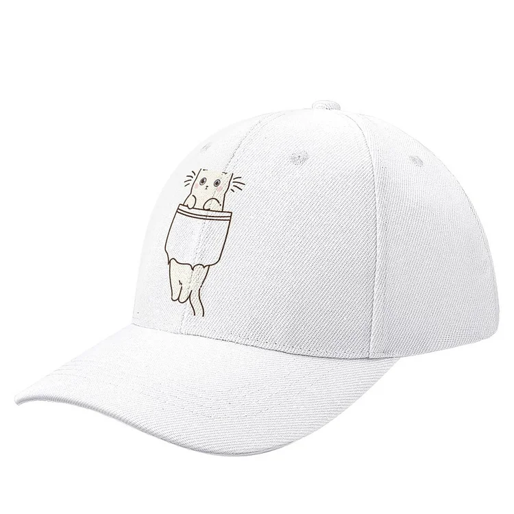 Baseball Cap Cat Pocket  customized, personalized, gift