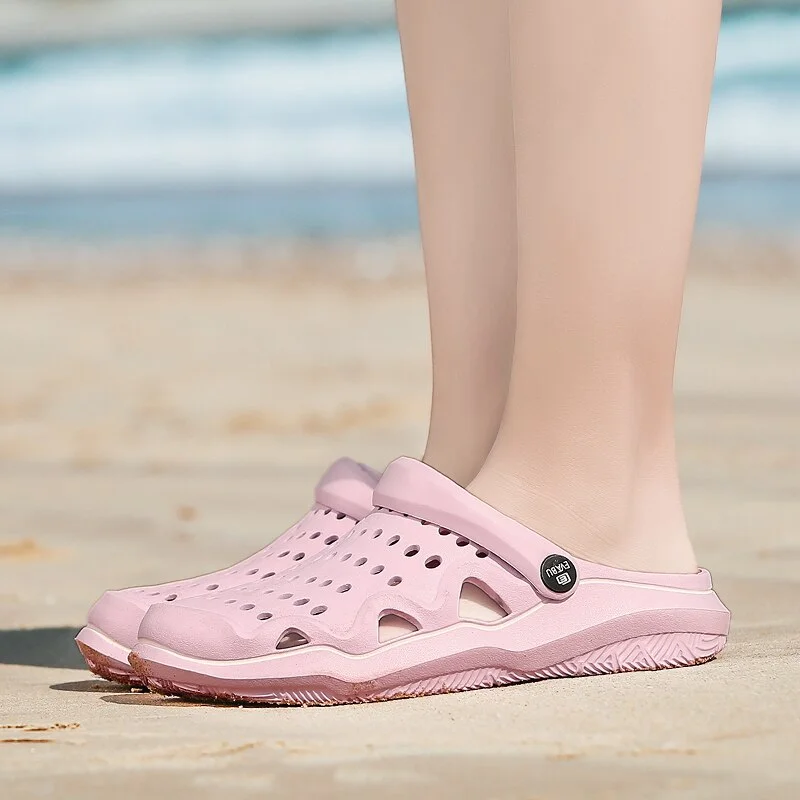 2022 Summer New Men's Clogs Sandals EVA Lightweight Beach Slippers Non-slip Mule Men Women Garden Clog Shoes Casual Flip Flops