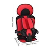 Baby Car Seat Cushion Soft Adjustable Stroller Seat Pad Cotton for 9M To 12Y Old