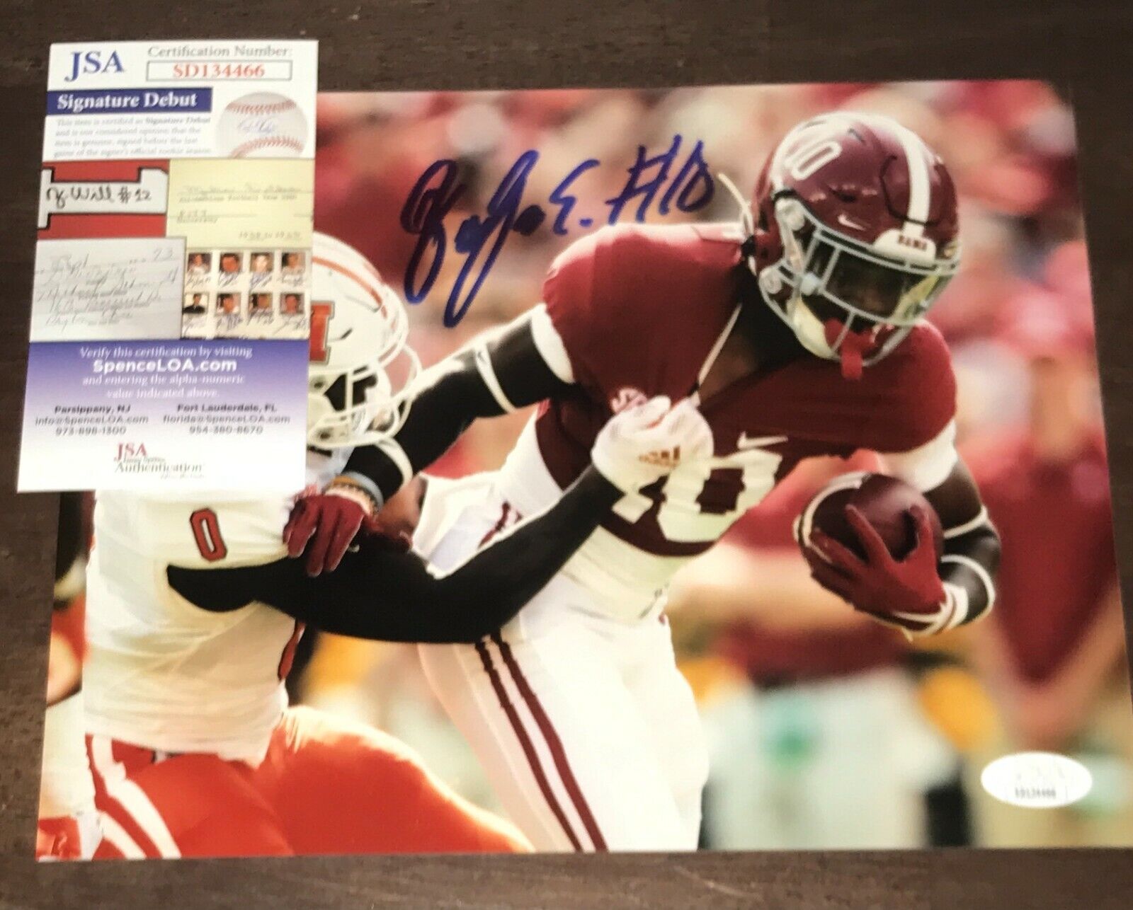 Jojo Earle Signed Autographed 8x10 Photo Poster painting Alabama Roll Tide JSA N4