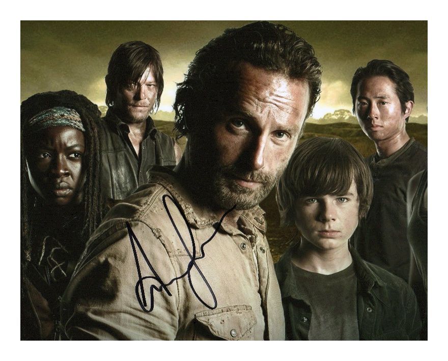 ANDREW LINCOLN - THE WALKING DEAD AUTOGRAPHED SIGNED A4 PP POSTER Photo Poster painting PRINT 11