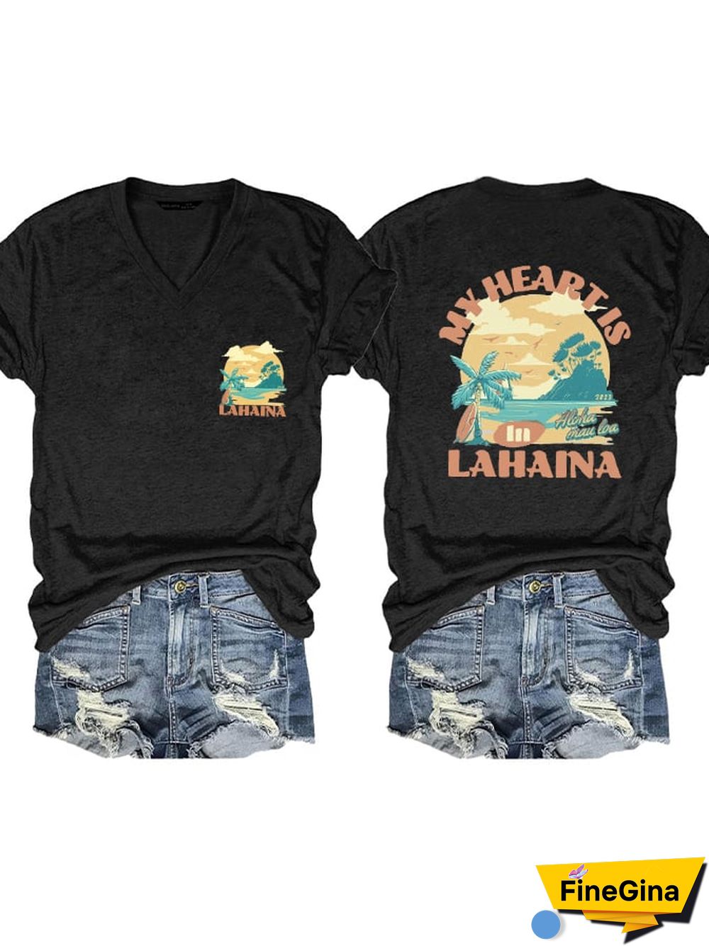 Women's Lahaina Strong Casual T-Shirt