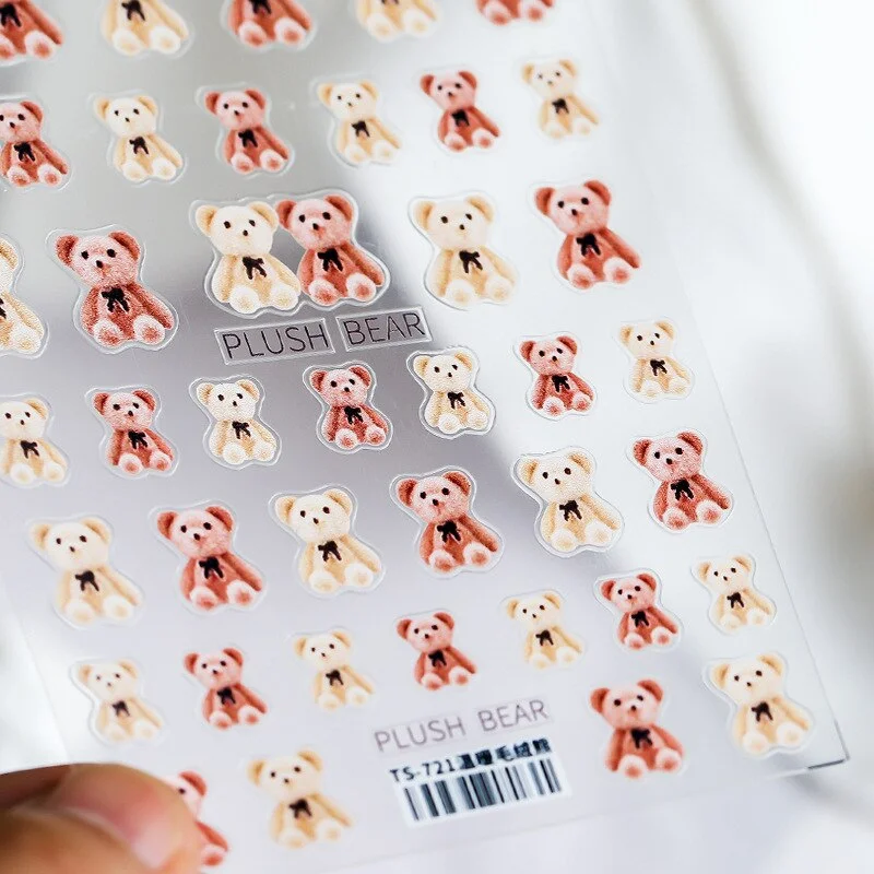 Churchf hop Style Grimace Black Style Stickers for Nails Butterfly Cartoon Animal Foil for Nails Sticker Art Decorations-Nail Inspo