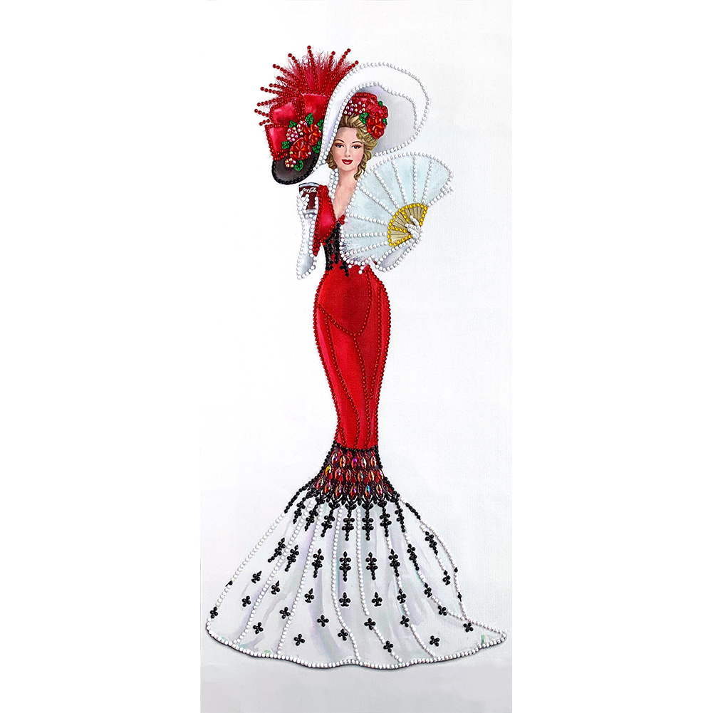 

Dress Lady - Special Shaped Diamond Painting - 30*60CM (Big Size), 501 Original