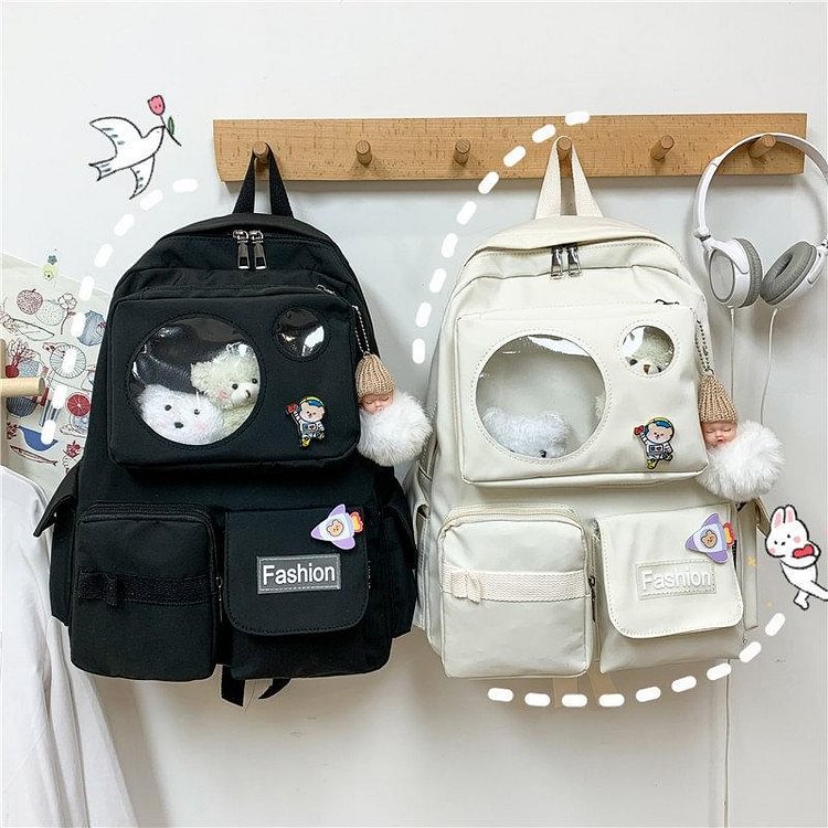 Ita Backpack Round Window Doll Bag