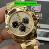 Rolex Cosmograph Daytona m126508-0006 Yellow Gold with Gold Dial Super Clone