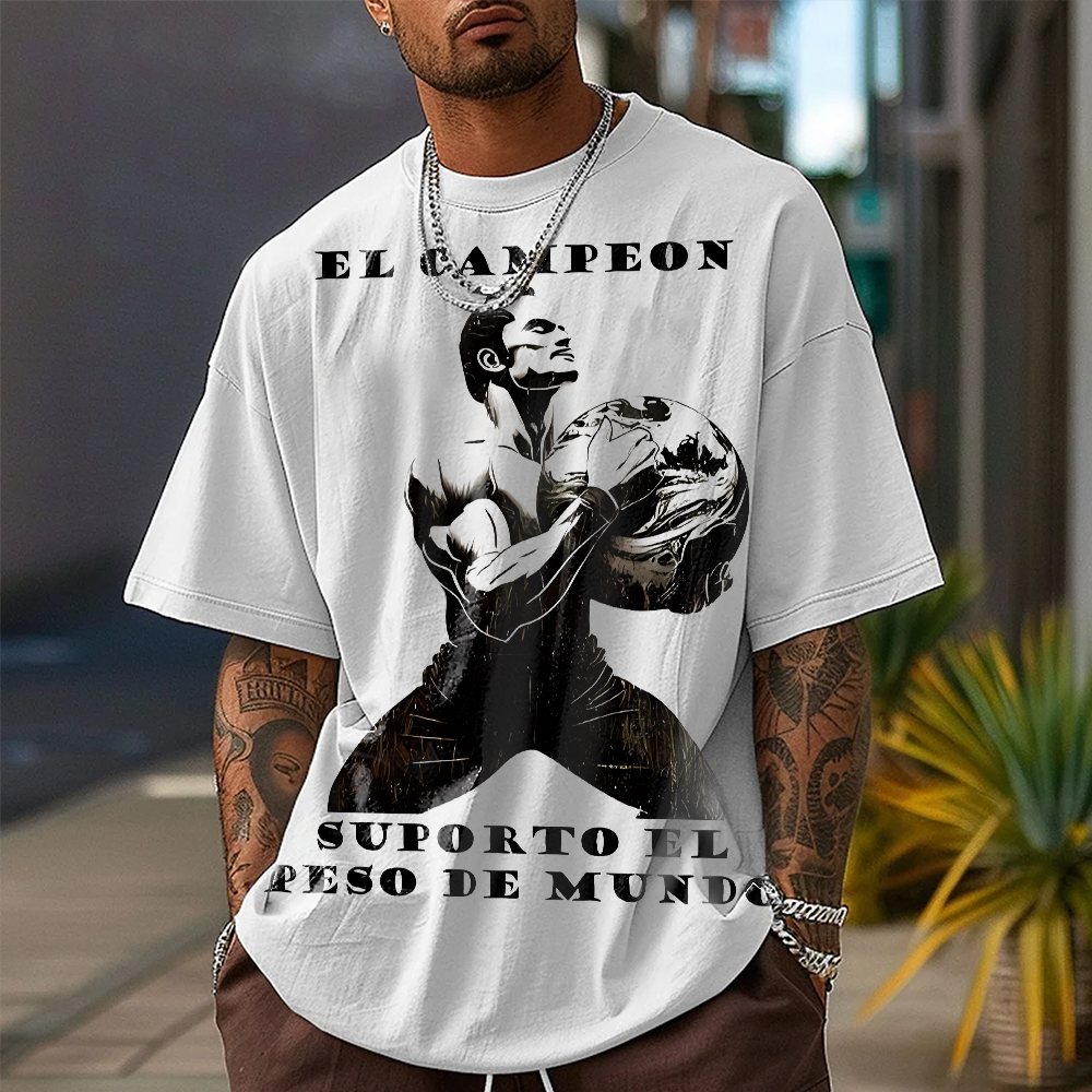 Unisex Street Style Printed T-Shirt