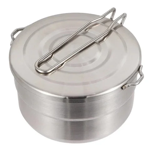 pornhint Pornhint Stainless Steel Outdoor Camping Pot Portable Mountaineering Cooking Pot Cooking Tool Travel Cookware Equipment