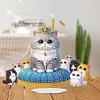 Acrylic Cat And Kitten Group - 5D DIY Craft Ornament