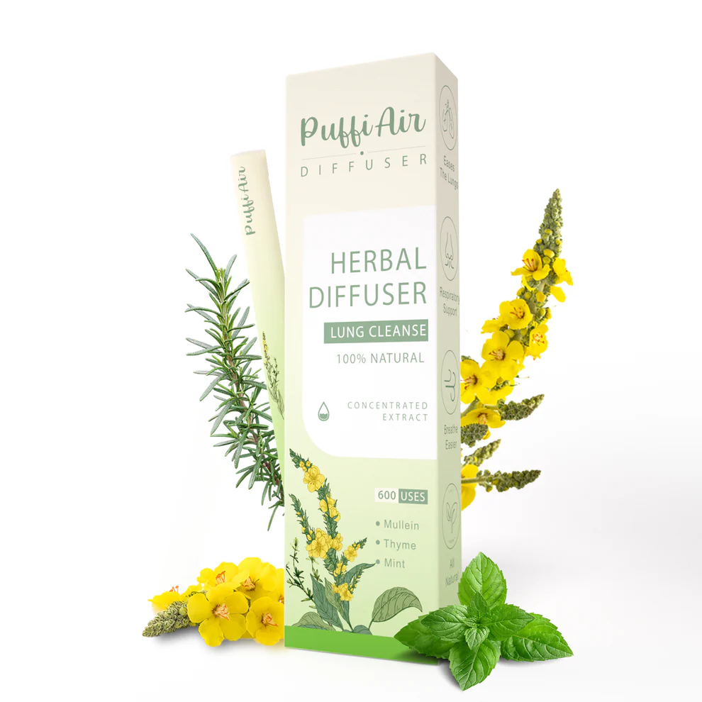 Mullein Leaf Herbal Diffuser – 600 Puffs