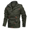 💥2025 New Arrivals! Autumn and Winter Men's Detachable Hooded Plush and Thick Washed Jacket Large Size Casual Jacket