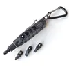 Mini Multi-Tool Set Multifunctional Screwdriver with LED EDC Keychain Shape Screwdrivers Wear Resist Stainless Steel Phillips Screwdriver For Daily Life And Outdoor Activities