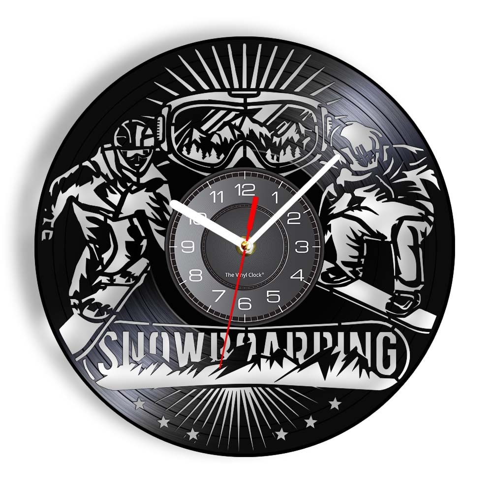 

Snowboarding Freeride - Vinyl Record Wall Clock - Without LED, 501 Original
