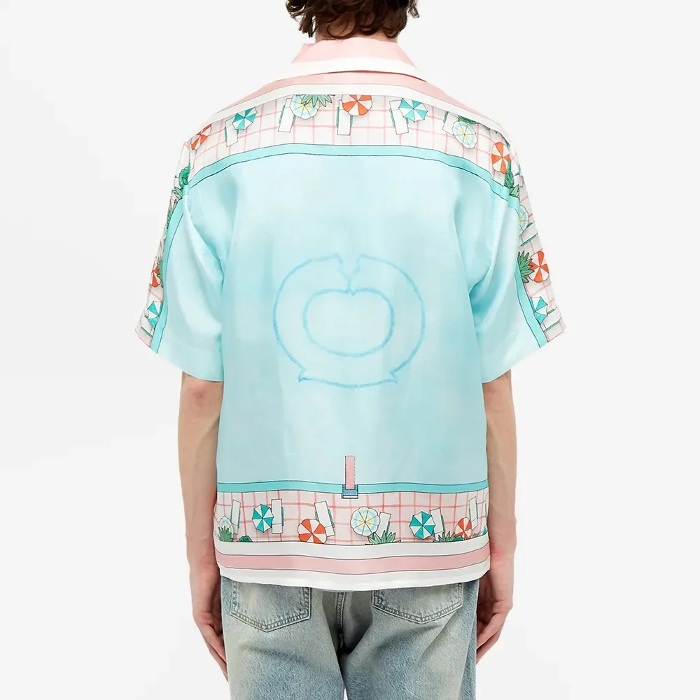 Fashion trend summer short-sleeved printed shirt