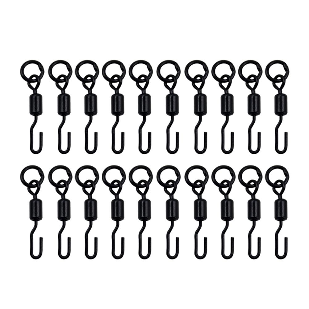 

20pcs Spinner Swivel for Ronnie Rig Carp Fishing Tackle Accessories Tool, 501 Original